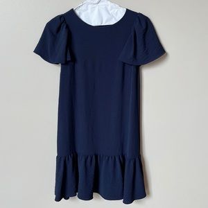 DKNY Navy Flutter Sleeve Dress size 4